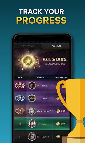 Скачать взломанную Chess Stars Multiplayer Online (Чесс Старс)  [МОД Menu] — последняя версия apk на Андроид screen 5