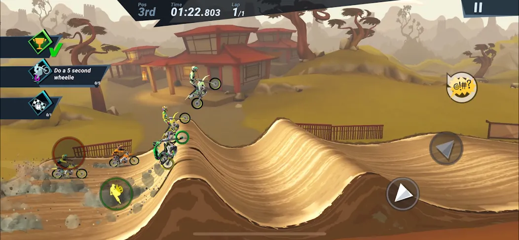 Скачать взлом Mad Skills Motocross 3 (Мэд Скиллз Мотокросс 3)  [МОД Бесконечные деньги] — последняя версия apk на Андроид screen 1