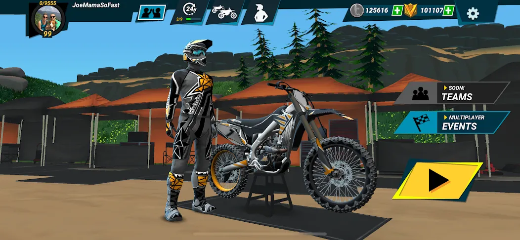 Скачать взлом Mad Skills Motocross 3 (Мэд Скиллз Мотокросс 3)  [МОД Бесконечные деньги] — последняя версия apk на Андроид screen 4