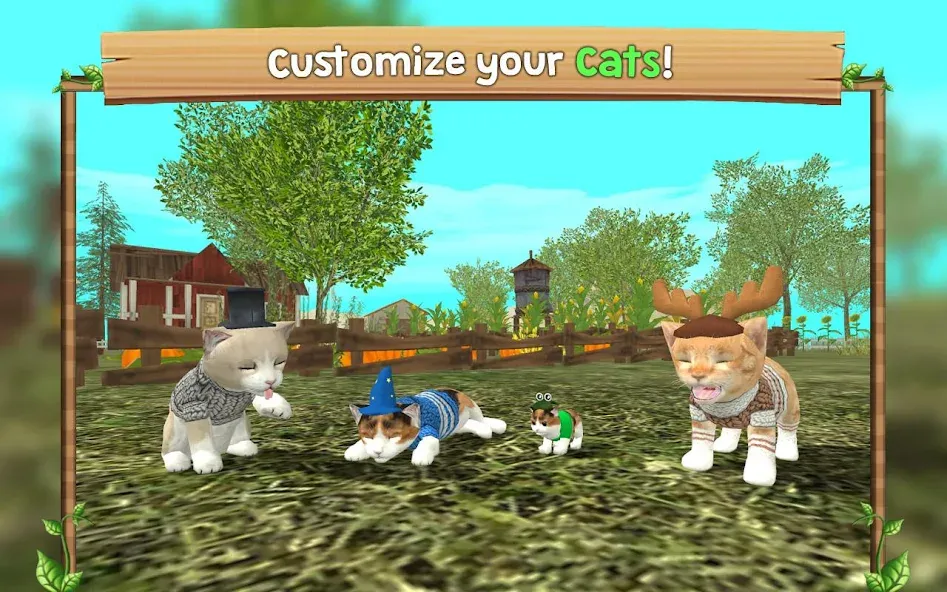 Скачать взлом Cat Sim Online: Play with Cats  [МОД Mega Pack] — полная версия apk на Андроид screen 5