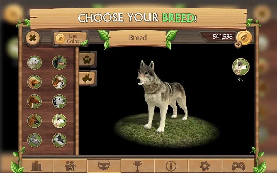 Скачать взломанную Dog Sim Online: Raise a Family  [МОД Mega Pack] — стабильная версия apk на Андроид screen 2