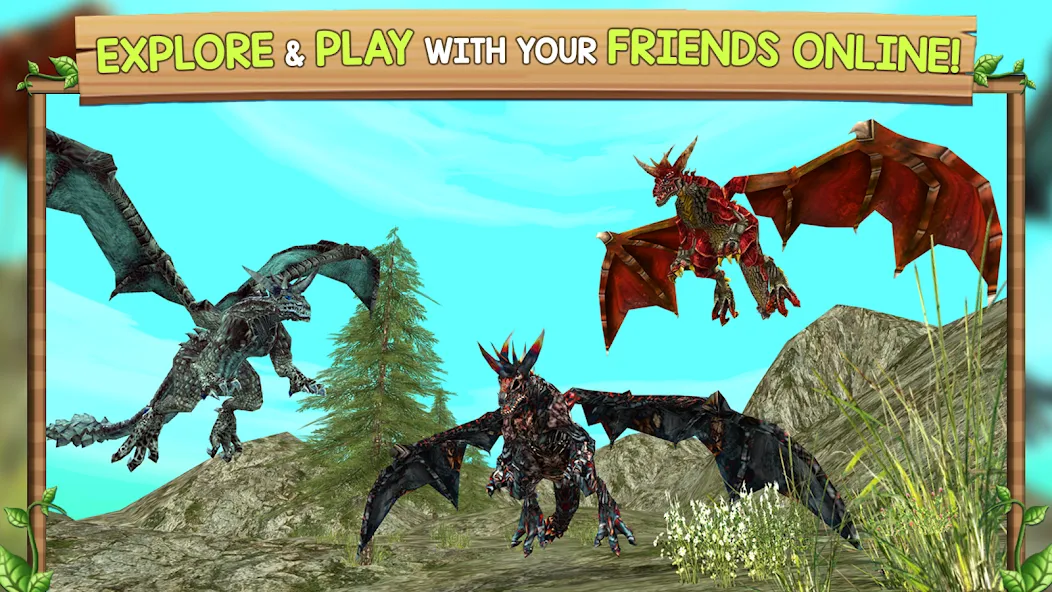 Взлом Dragon Sim Online: Be A Dragon  [МОД Unlimited Money] — полная версия apk на Андроид screen 4