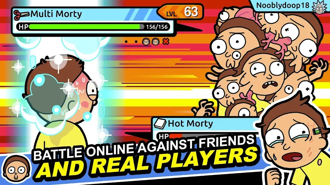 Скачать взлом Rick and Morty: Pocket Mortys (Покет Мортис)  [МОД Бесконечные деньги] — стабильная версия apk на Андроид screen 2