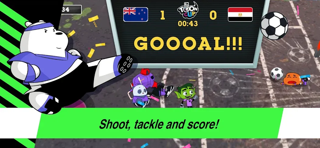 Скачать взлом Toon Cup — Football Game  [МОД Бесконечные деньги] — последняя версия apk на Андроид screen 5