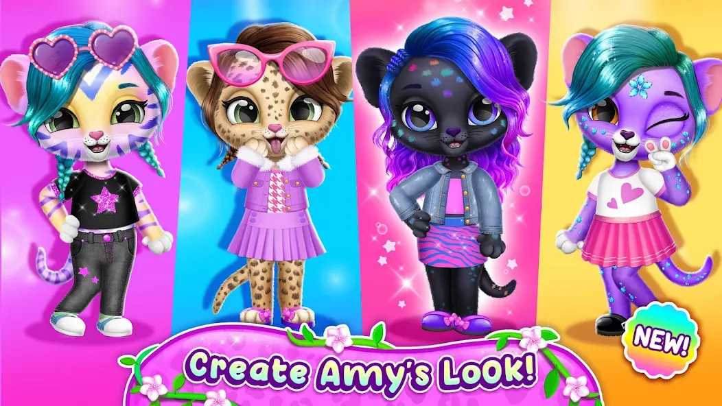 Скачать взломанную Amy Care — My Leopard Baby  [МОД Меню] — полная версия apk на Андроид screen 2