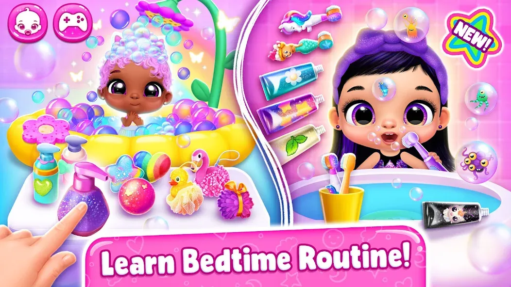 Скачать взлом Giggle Babies — Toddler Care (Гигл Бебис)  [МОД Много денег] — последняя версия apk на Андроид screen 2