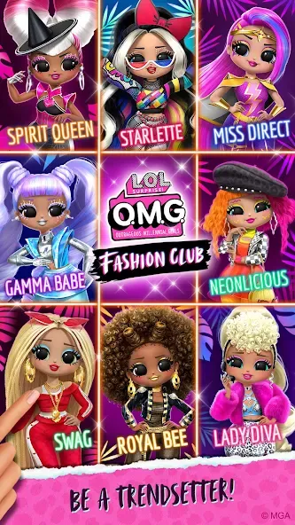 Скачать взломанную LOL Surprise! OMG Fashion Club  [МОД Unlimited Money] — полная версия apk на Андроид screen 2