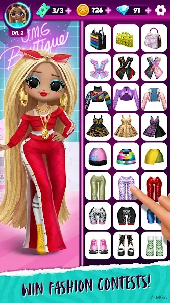 Скачать взломанную LOL Surprise! OMG Fashion Club  [МОД Unlimited Money] — полная версия apk на Андроид screen 3