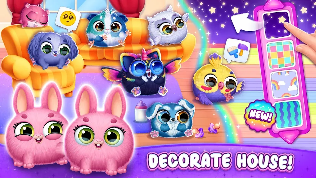 Скачать взломанную Smolsies 2 — Cute Pet Stories (Смолсис 2)  [МОД Unlocked] — последняя версия apk на Андроид screen 3