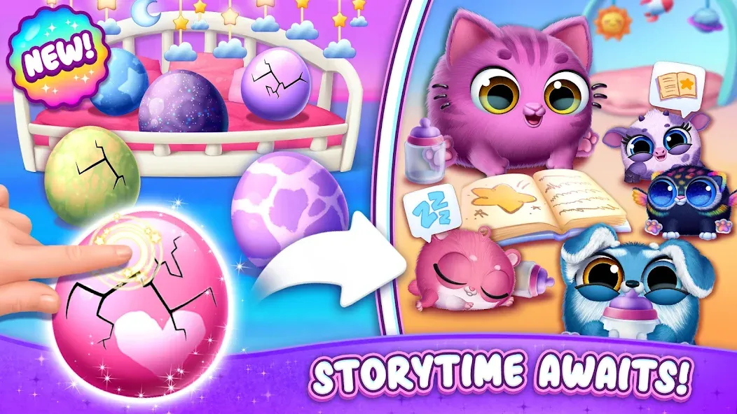 Скачать взломанную Smolsies 2 — Cute Pet Stories (Смолсис 2)  [МОД Unlocked] — последняя версия apk на Андроид screen 4