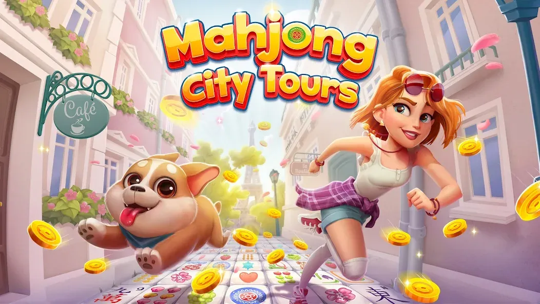 Скачать взлом Mahjong City Tours: Tile Match (Маджонг Сити Турс)  [МОД Меню] — полная версия apk на Андроид screen 1