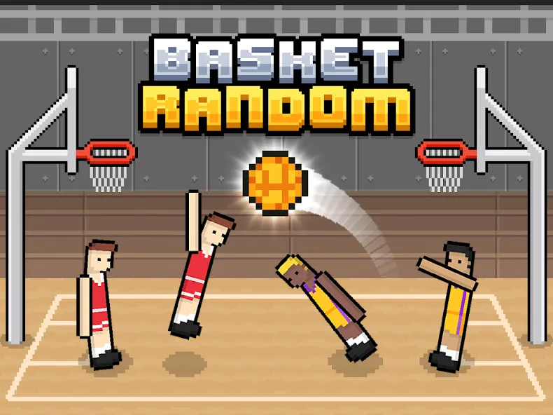 Скачать взломанную Basket Random (Баскет Рэндом)  [МОД Много монет] — полная версия apk на Андроид screen 1