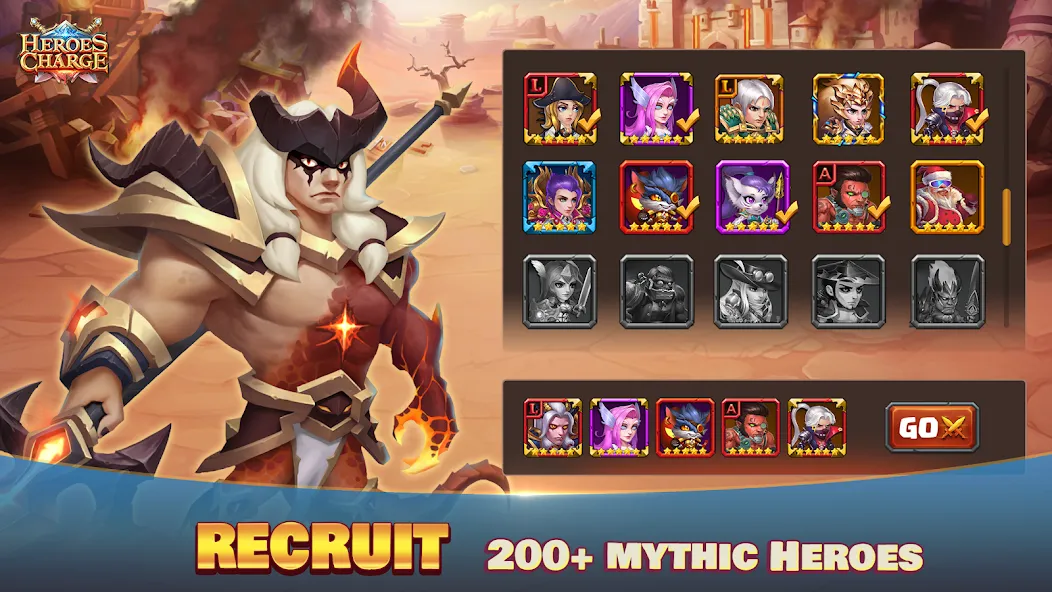 Скачать взлом Heroes Charge (Хироес Чардж)  [МОД Menu] — полная версия apk на Андроид screen 4