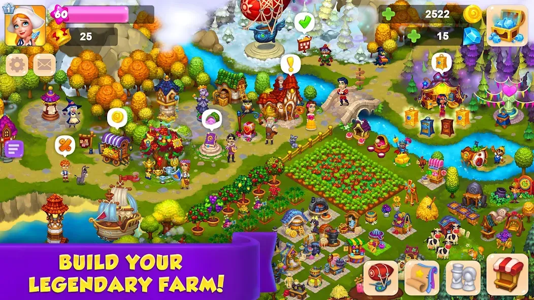 Взломанная Royal Farm (Ройал Фарм)  [МОД Mega Pack] — полная версия apk на Андроид screen 1