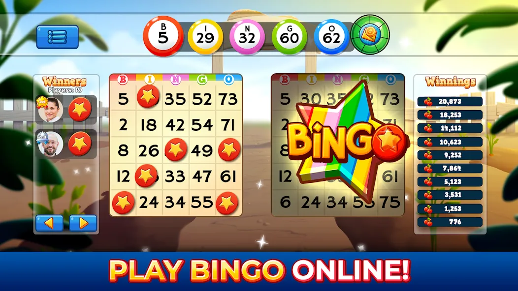 Скачать взломанную Bingo Pop: Play Live Online (Бинго Поп)  [МОД Много монет] — последняя версия apk на Андроид screen 1