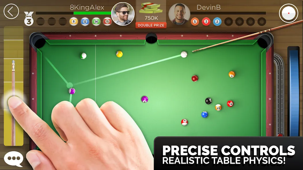 Взломанная Kings of Pool — Online 8 Ball (Кингс оф Пул)  [МОД Menu] — полная версия apk на Андроид screen 2