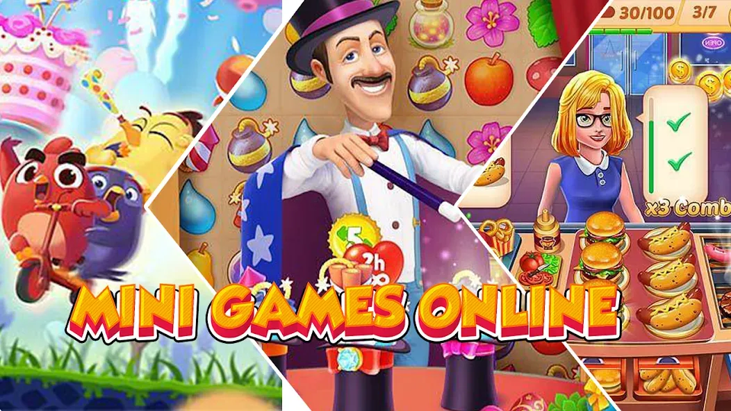 Взломанная Mini Games Online (Миниигры онлайн)  [МОД Unlocked] — последняя версия apk на Андроид screen 1