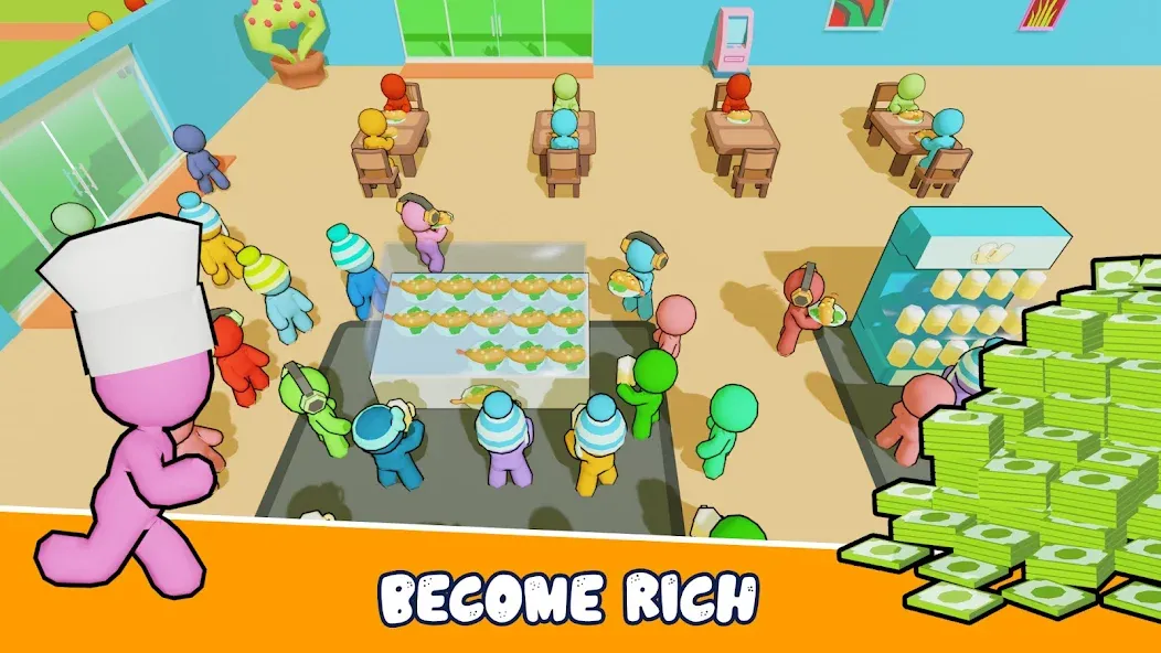 Взлом Kitchen Fever: Food Tycoon (Китчен Фивер)  [МОД Меню] — стабильная версия apk на Андроид screen 1