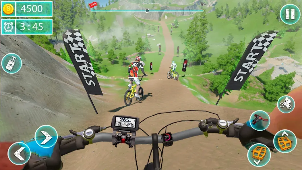 Скачать взлом MTB Downhill: BMX Racer  [МОД Unlimited Money] — стабильная версия apk на Андроид screen 1