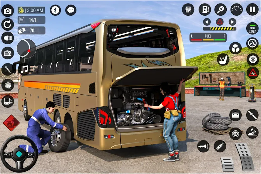 Взлом Bus Simulator 3D: Bus Games (Бус Симулятор 3Д)  [МОД Меню] — полная версия apk на Андроид screen 5