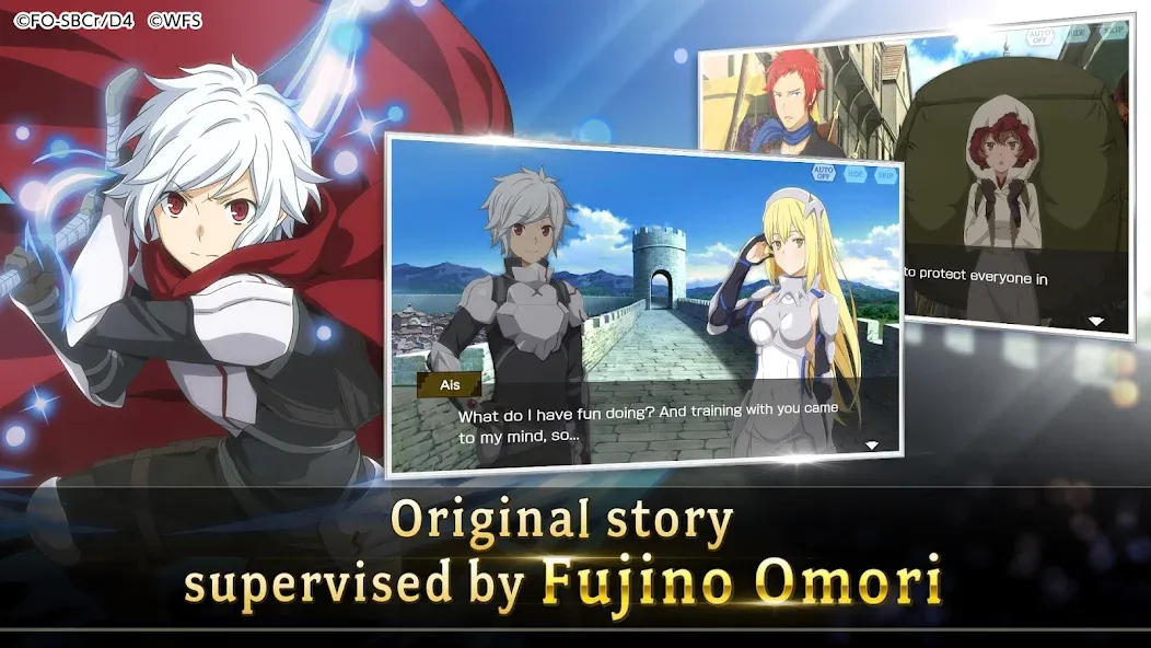 Взлом DanMachi — MEMORIA FREESE (ДанМачи)  [МОД Много монет] — стабильная версия apk на Андроид screen 2