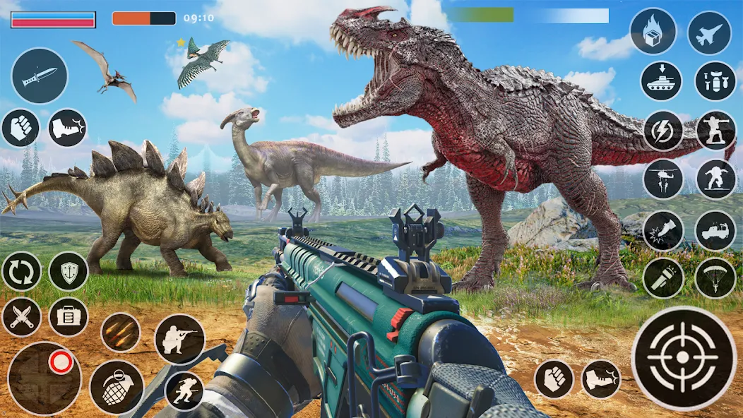 Взлом Wild Dino Hunting: Zoo Hunter (Дино Хантер)  [МОД Menu] — последняя версия apk на Андроид screen 2