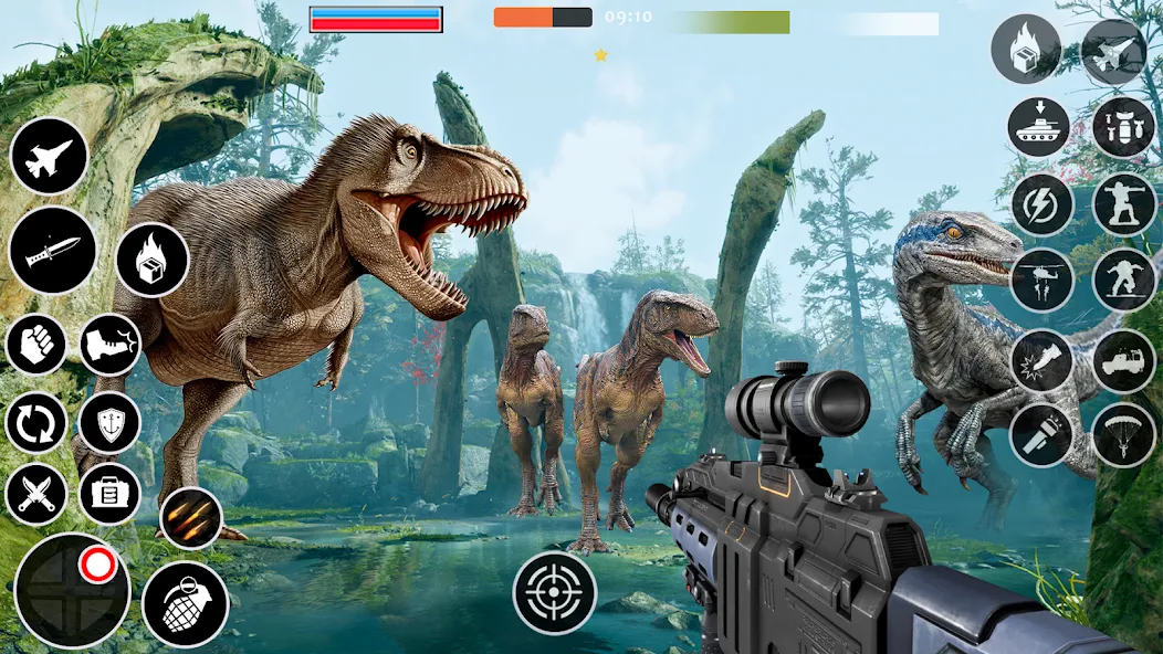 Взлом Wild Dino Hunting: Zoo Hunter (Дино Хантер)  [МОД Menu] — последняя версия apk на Андроид screen 4