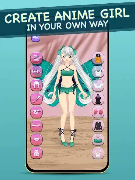 Скачать взлом Anime Dress Up for Adults  [МОД Бесконечные деньги] — стабильная версия apk на Андроид screen 2