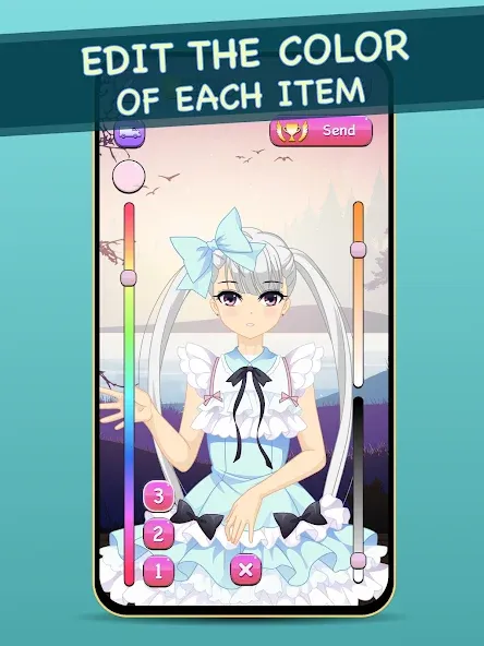 Скачать взлом Anime Dress Up for Adults  [МОД Бесконечные деньги] — стабильная версия apk на Андроид screen 4