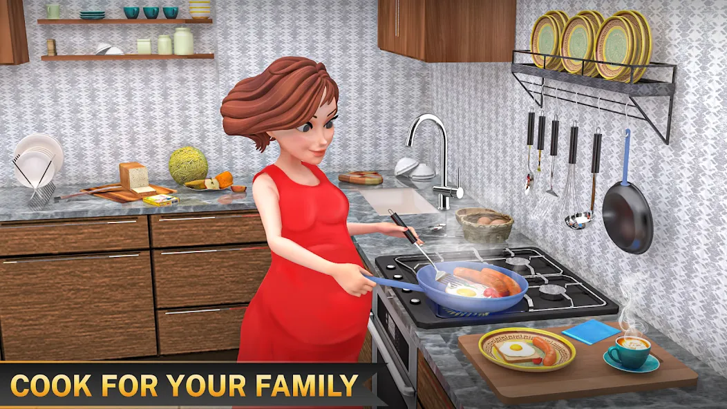 Взлом The Mother Sim Life Mom Games  [МОД Menu] — стабильная версия apk на Андроид screen 4