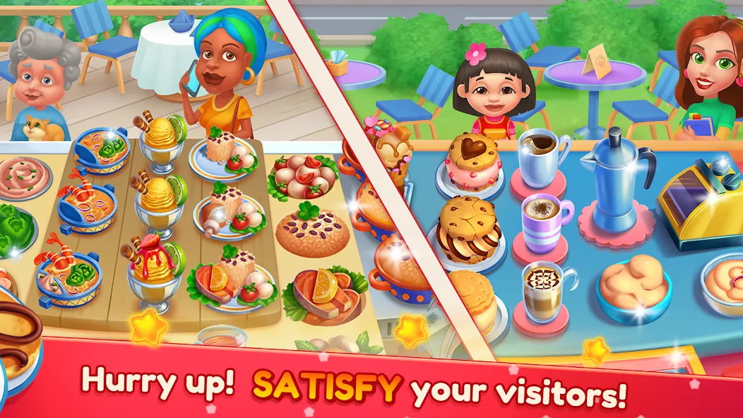 Скачать взломанную Cooking Artist: Kitchen Game (Кукинг Артист)  [МОД Unlocked] — последняя версия apk на Андроид screen 4