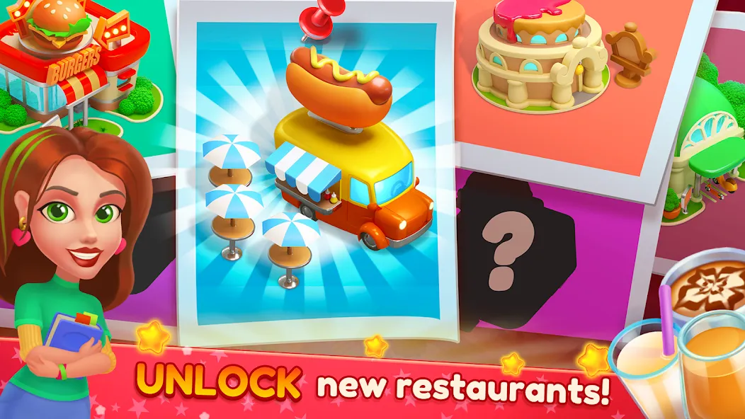 Скачать взломанную Cooking Artist: Kitchen Game (Кукинг Артист)  [МОД Unlocked] — последняя версия apk на Андроид screen 5