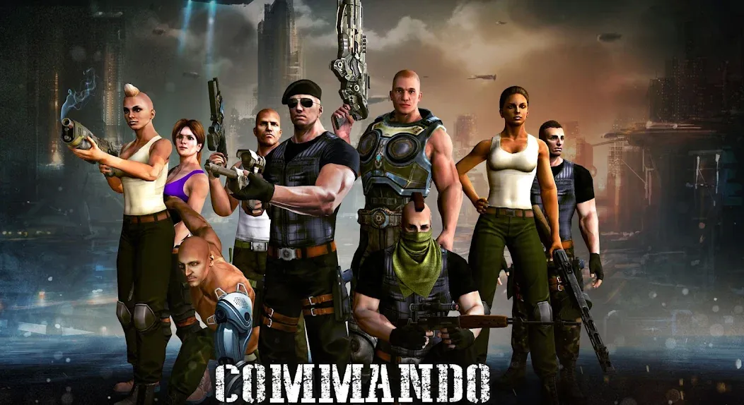 Взломанная V Commando shooting  [МОД Бесконечные монеты] — стабильная версия apk на Андроид screen 4