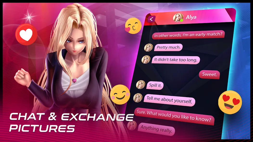 Скачать взлом LoveNest — Anime Character Sim (ЛавНест)  [МОД Много монет] — последняя версия apk на Андроид screen 3