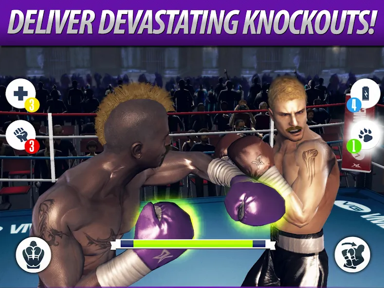 Скачать взлом Real Boxing – Fighting Game (Реал Боксинг)  [МОД Бесконечные монеты] — полная версия apk на Андроид screen 3