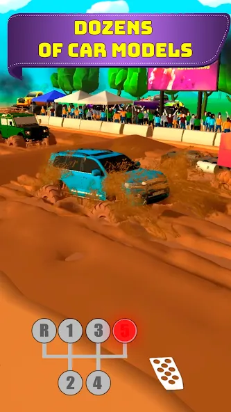 Взломанная Mud Racing: 4х4 Off-Road (Мад Рейсинг)  [МОД Menu] — последняя версия apk на Андроид screen 4