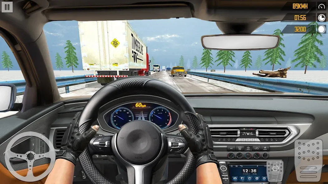 Скачать взломанную VR Traffic Racing In Car Drive (ВР Трафик Гонки на Автомобиле Вождения)  [МОД Много монет] — последняя версия apk на Андроид screen 5