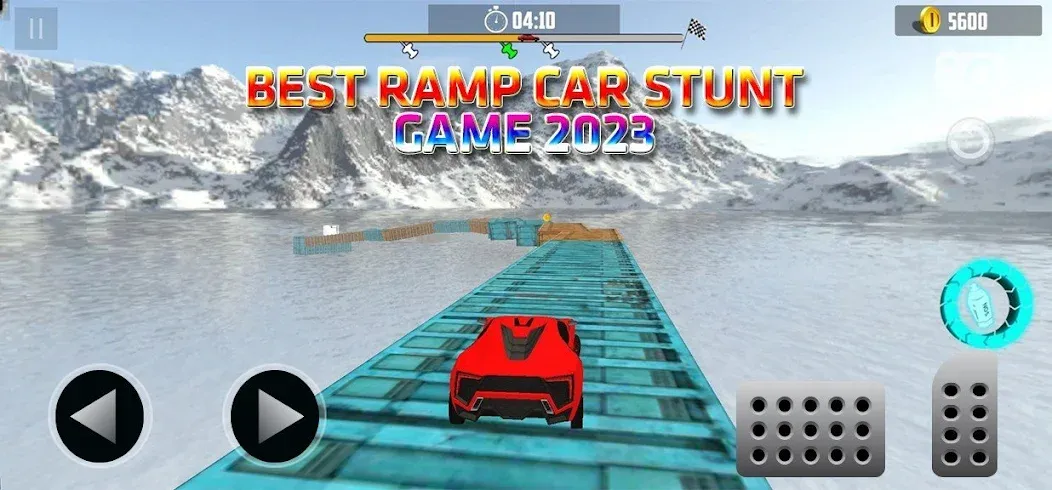 Скачать взлом Ramp Car Stunt Challenge (Рамп Кар Стант Челлендж)  [МОД Mega Pack] — последняя версия apk на Андроид screen 1