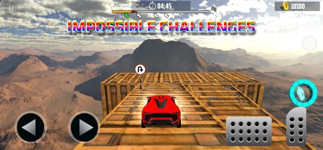 Скачать взлом Ramp Car Stunt Challenge (Рамп Кар Стант Челлендж)  [МОД Mega Pack] — последняя версия apk на Андроид screen 2