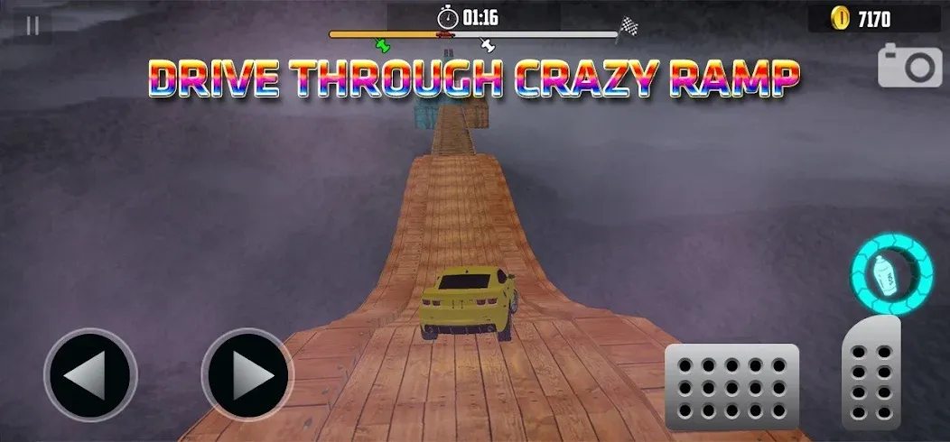 Скачать взлом Ramp Car Stunt Challenge (Рамп Кар Стант Челлендж)  [МОД Mega Pack] — последняя версия apk на Андроид screen 3