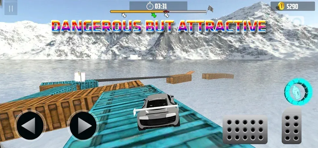 Скачать взлом Ramp Car Stunt Challenge (Рамп Кар Стант Челлендж)  [МОД Mega Pack] — последняя версия apk на Андроид screen 4