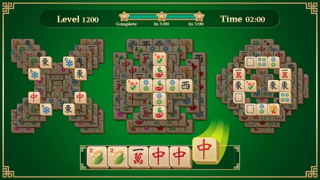 Скачать взлом Mahjong Solitaire: 3 Tiles (Маджонг Классик)  [МОД Все открыто] — стабильная версия apk на Андроид screen 1