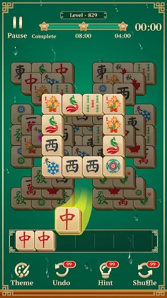 Скачать взлом Mahjong Solitaire: 3 Tiles (Маджонг Классик)  [МОД Все открыто] — стабильная версия apk на Андроид screen 2