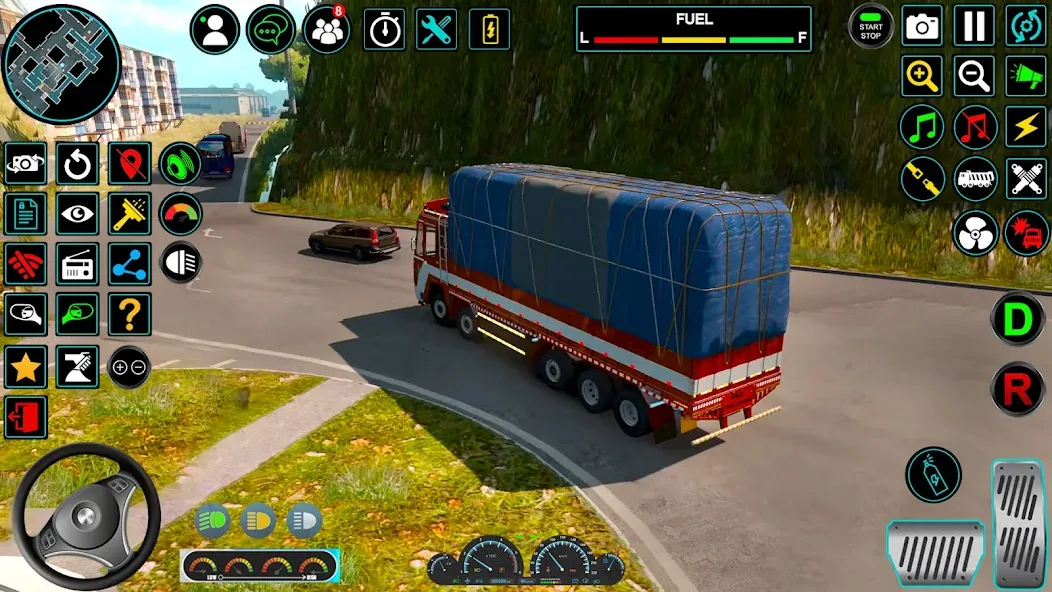 Скачать взломанную Indian Truck Offroad Cargo Sim (Индийский грузовик   )  [МОД Много денег] — стабильная версия apk на Андроид screen 2