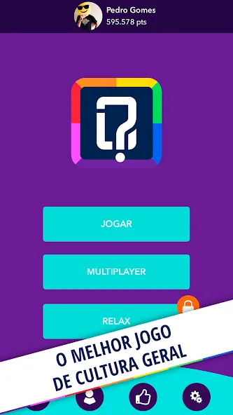 Взломанная Quizit — Trivia Português (Квизит)  [МОД Много монет] — последняя версия apk на Андроид screen 1