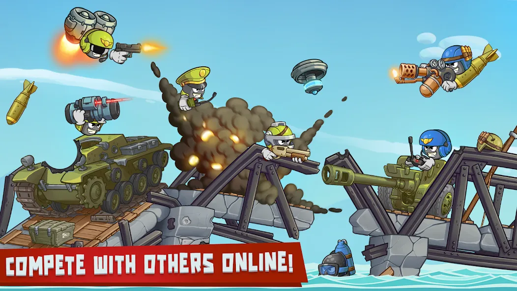 Взлом Warlings 2: Total Armageddon (Варлингс 2)  [МОД Все открыто] — стабильная версия apk на Андроид screen 5