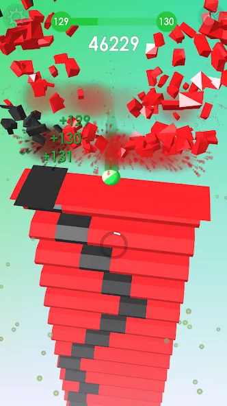 Скачать взломанную Ball: Blast colorful bricks 3d  [МОД Все открыто] — последняя версия apk на Андроид screen 2