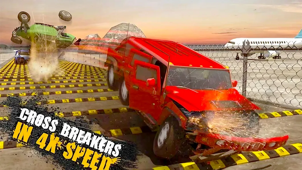 Скачать взлом Car Crash Speed Bump Car Games  [МОД Mega Pack] — полная версия apk на Андроид screen 3