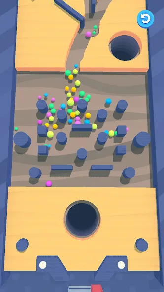 Скачать взломанную Sand Balls — Puzzle Game (Сэнд Боллс)  [МОД Бесконечные монеты] — полная версия apk на Андроид screen 2