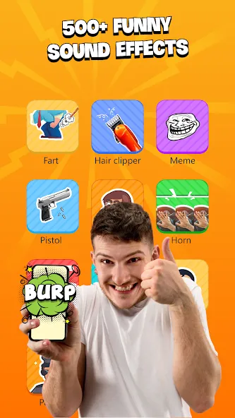 Взлом Prank Sounds Haircut, Air Horn  [МОД Mega Pack] — стабильная версия apk на Андроид screen 4